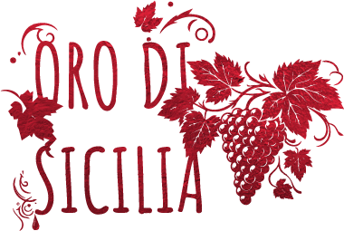 Logo Oro di Sicilia in rosso scuro